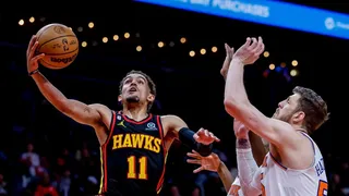 Dejounte Murray y Trae Young lideraron la victoria de Atlanta Hawks sobre New York Knicks