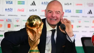 Infantino le abre la puerta a un Mundial 2030 con 64 selecciones