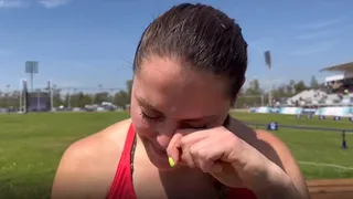 Natalia Duco confirmó entre lágrimas su deseo de retirarse en París 2024