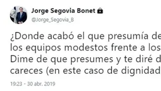 Segovia disparó contra Mayne-Nicholls: ¿Dónde está el que presumía defender a los equipos modestos?