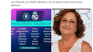 Mujer reemplazó a Marcelo en mesa electoral y generó una ola de memes