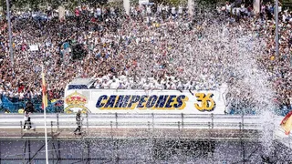 Fiesta merengue: Real Madrid celebró su título 36