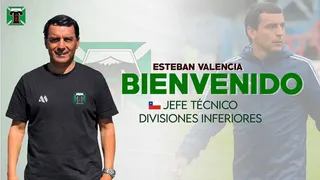 Esteban Valencia se convirtió en nuevo jefe técnico de las inferiores en Temuco