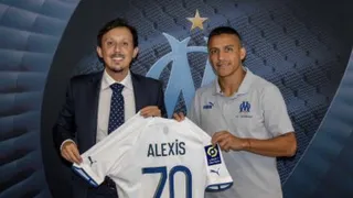 Las primeras imágenes de Alexis Sánchez como jugador de Olympique de Marsella