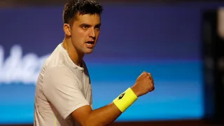 Tomás Barrios sorteó con éxito su primer escollo en la qualy de Roland Garros