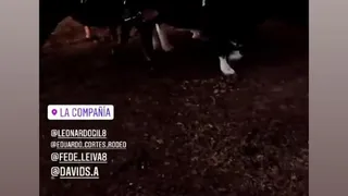 Leonardo Gil compartió un día de campo con el destacado jinete de rodeo Luis Eduardo Cortés