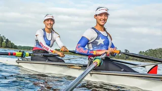 Melita y Antonia Abraham viajaron a Croacia para buscar puntos valiosos en la Copa del Mundo de remo