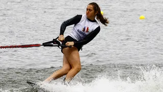 Agustina Varas logró su segundo oro en el esquí náutico de los Juegos Bolivarianos