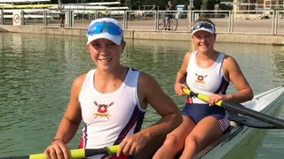 Chilenas Magdalena Nanning y Antonia Liewald avanzaron a la final del Mundial Junior de Remo
