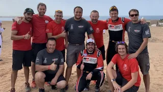 Fernando Alonso consiguió su primer podio en rallys tras ser tercero en Arabia Saudita