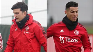 DT de Manchester United negó los rumores de disputa por la capitanía entre Maguire y Cristiano