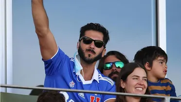 Johnny Herrera asistió a Playa Ancha para alentar a la U en su duelo con Unión Española