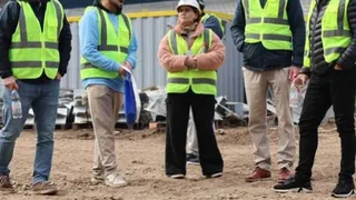 “Beto” Acosta quedó encantado con su visita a las obras del nuevo estadio de Universidad Católica