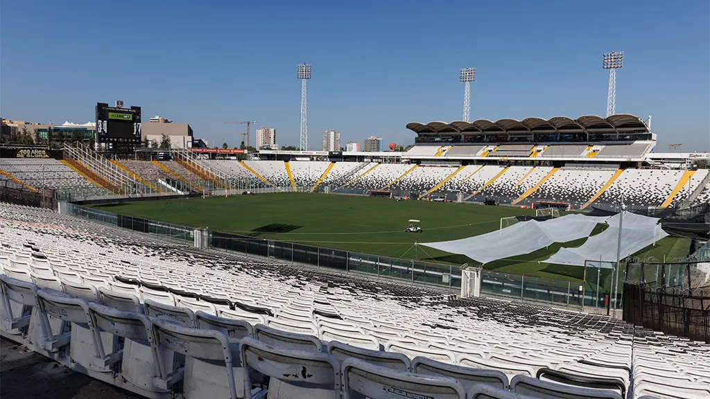 Estadio Monumental en pleno trabajo para recibir el Superclásico / Photosport