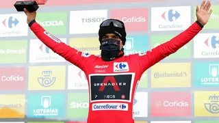 El ecuatoriano Richard Carapaz recuperó el liderato en la etapa 12 de la Vuelta a España