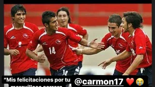 El emotivo mensaje de Vidal a Carlos Carmona por su retiro: “Felicitaciones por tu maravillosa carrera”