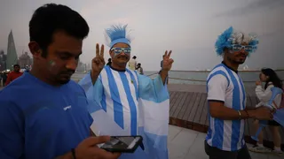 Los hinchas latinoamericanos ya copan las calles de Doha