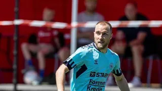 ¿Qué pasó? Christian Eriksen lució un ojo morado en entrenamiento de la selección danesa