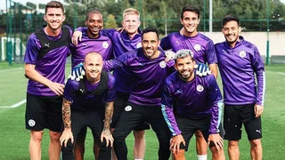 Claudio Bravo vivió una alegría en la práctica de Manchester City