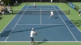 La acción de los tenistas chilenos en el torneo por parejas del US Open