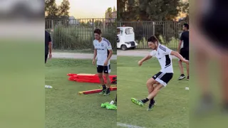 ¡Qué talento! El golazo de rabona de Marco “Kiwi” Rojas en la práctica de Colo Colo