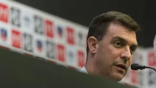 Pablo Guede atendió a la prensa en la víspera del choque de Colo Colo ante Altético Nacional