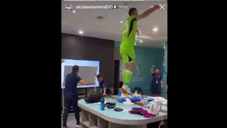 “Quiero ganar la tercera”: El apasionado festejo del camarín de Argentina tras vencer a México