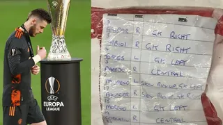 ¿Las ignoró? Revelan notas de David de Gea para la tanda de penales