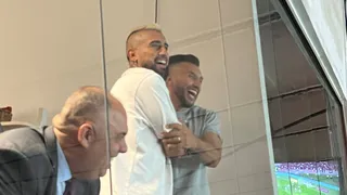 Arturo Vidal celebró con todo los goles de Flamengo ante Tolima en la Copa Libertadores