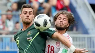 Dinamarca y Australia igualaron y dejaron abierto el Grupo C de Rusia 2018