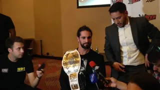 Seth Rollins, Andrade Cien Almas y Zelina Vega anticiparon el show de WWE en Santiago