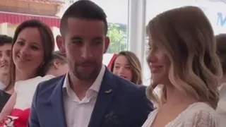Mauricio Isla y Gala Caldirola agradecieron las muestras de cariño tras su matrimonio