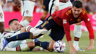 España se conformó antes de tiempo y lamentó un empate con Portugal en su debut en la Nations League