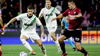 Salernitana y Sassuolo animaron vibrante empate, pero siguen en zona de descenso en Serie A