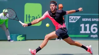 Juan Martín del Potro despachó a Filip Krajinovic y avanzó a cuartos en Miami