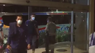 Así fue la llegada de Universidad Católica a Pereira para medirse a Atlético Nacional