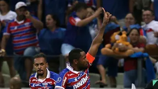 El festejo de Fortaleza en Castelao tras avanzar por primera vez a la final de la Sudamericana