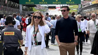 La cantante Victoria Swarovski acaparó miradas en el GP de Austria de la Fórmula 1