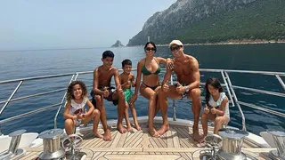 Cristiano y Georgina disfrutan de sus vacaciones en familia