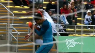 Delantero argentino fue expulsado por criminal patada al arquero rival en los Panamericanos