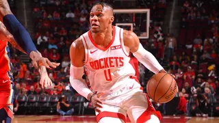 Russell Westbrook logró una nueva marca en triunfo de Houston Rockets en la NBA