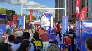 Mundial de rugby: El gran ambiente en Lille en la previa del Inglaterra Chile