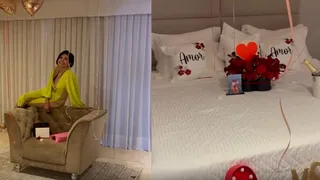 Puro romanticismo: Así recibíó Thati Lira a Mauricio Isla para festejar su cumpleaños