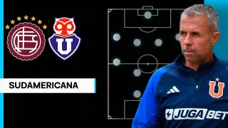 Optimismo y fe: La formación de la U de Chile para enfrentar a Lanús por Copa Sudamericana