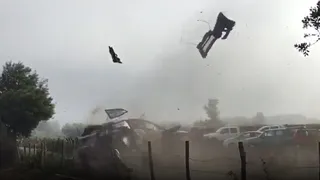 El desafortunado vuelco de Alberto Heller en la etapa 14 del Rally de Chile