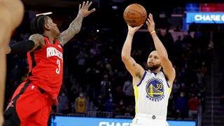 Stephen Curry fue el salvador de Golden State Warriors ante Houston Rockets en la NBA