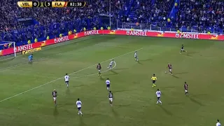 La asistencia de Vidal a Pedro para sellar la goleada de Flamengo a Vélez en la Libertadores