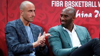 ¡Invitados de lujo! Manu Ginóbili y Kobe Bryant se robaron las miradas en el Mundial de Baloncesto