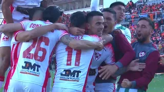 Maximiliano Quinteros abrió la cuenta para Copiapó en la final de ascenso ante Cobreloa