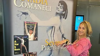 La rutina de suelo de Nadia Comaneci a los 62 años